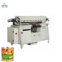 China evaporated milk in cans labeling machine canned powder milk labeling machine cold glue labeling machine factory