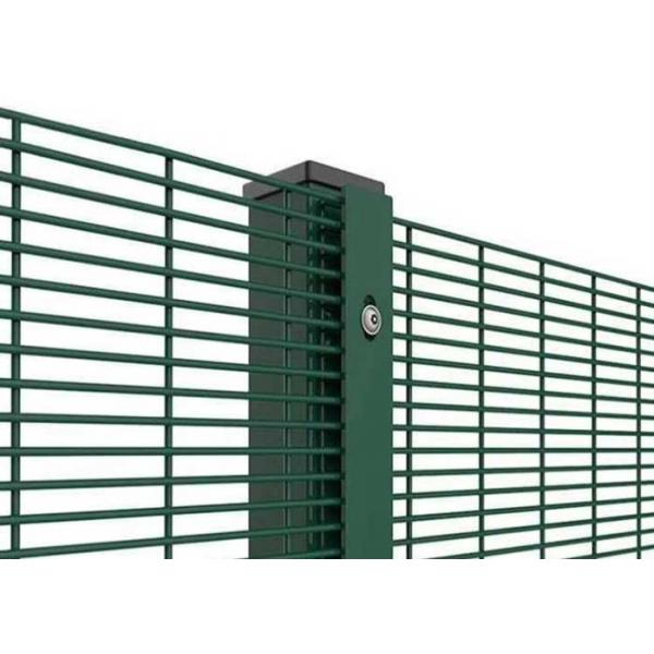Quality Q195 Steel 2997mm Anti Climb Security Fencing Clearvu Invisible Wall for sale