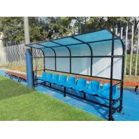 China Waterproof Durable Outdoor Stadium Seating 8 Seats With Shelter factory