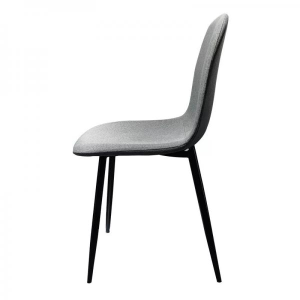 Quality W48cm Modern Metal Frame Dining Chair Armless Dining Chair Strong Bearing for sale