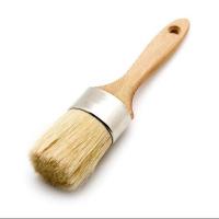 Quality Natural Boar Hair Industrial Cleaning Brushes 20.5cm Wax Brush For Chalk Paint for sale