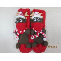 China Wholesale Home Girls Floor Slipper Sock Rubber Sole Shoe Socks--100% acrylic-- Sheep Shaun factory