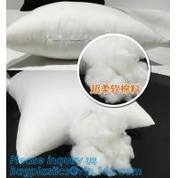 China Square custom wholesale pillow insert,white square vacuum package pillow cushion inserts,PP cototon wholesale pillow cus for sale