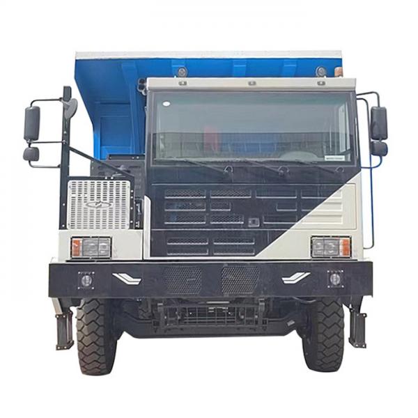 Quality Heavy Duty 287KWh Single Motor Electric Mining Truck  Blue Color for sale