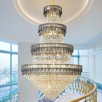 China European-style Duplex Villa Loft Crystal Chandelier High-end Hotel Chandelier(WH-NC-107) factory
