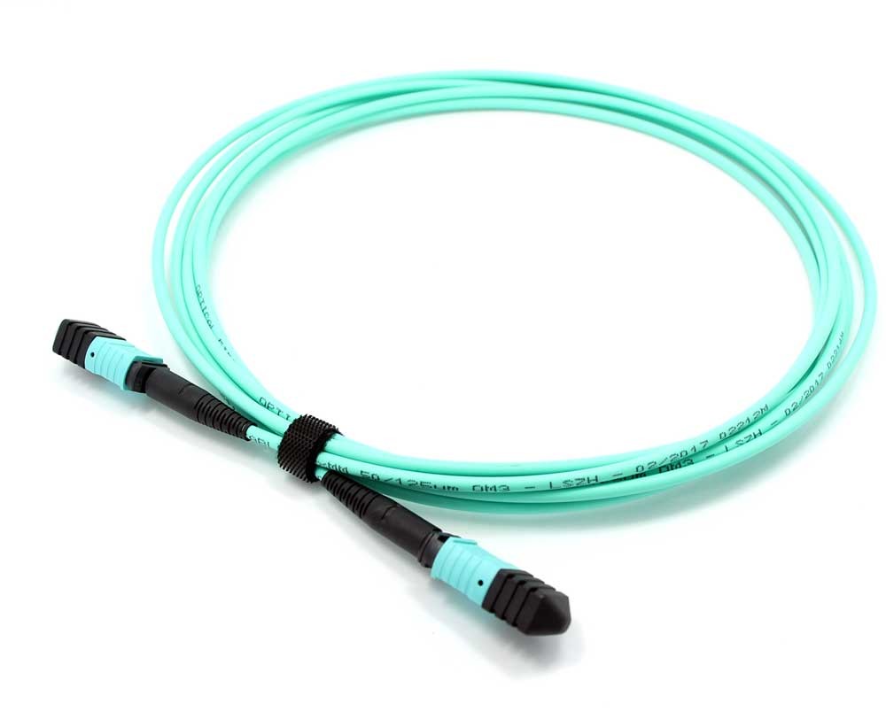China Multimode 16-Fiber Mpo Trunk Cable For 400g Qsfp-Dd Modules In Ai Network factory