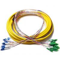 China 1-3m Lc To Lc Fiber Patch Cord , Yellow Jacket Breakout Cable Simplex Patch Cord factory