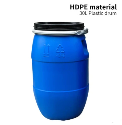 Quality 30L Chemical Storage Containers HDPE 30 Litre Barrel With Locking Ring ISO9001 for sale