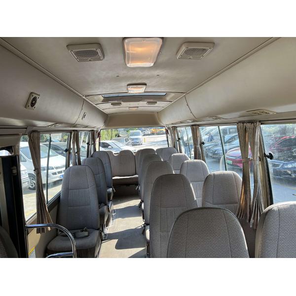 Quality ISO Second Hand Toyota Coaster Bus 20 Seats Used Passenger Buses for sale