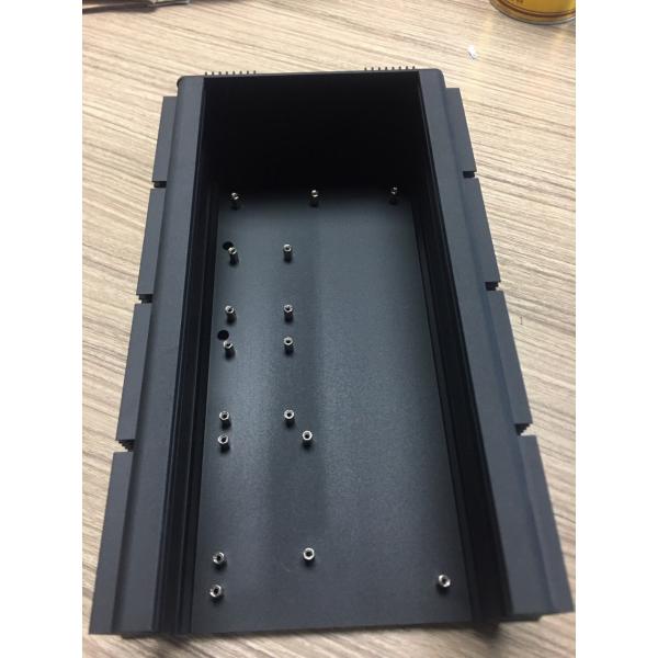 Quality Aluminium Extrusion Power Box Heatsink Sandblast Anodized Outer Box for sale