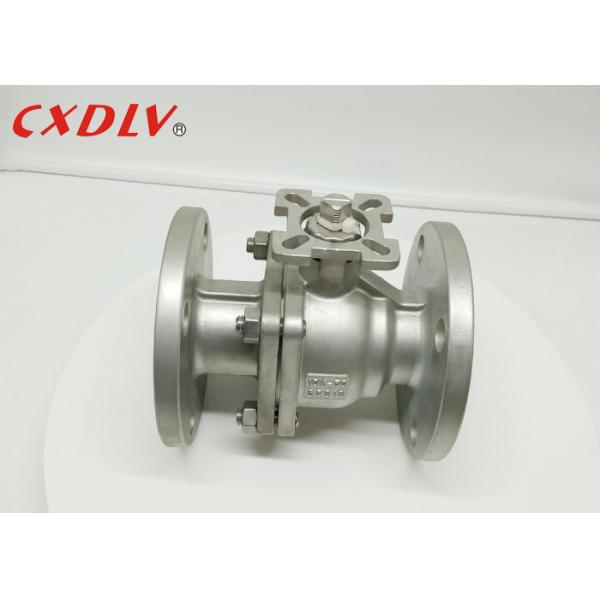 Quality JIS10K SCS13 2 inch Stainless Steel Ball Valve With Solid Stainless Steel Ball for sale