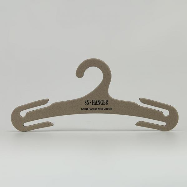 Quality Recycled Custom Printing Thick Cardboard Paper Hanger Lingerie Hanger for sale