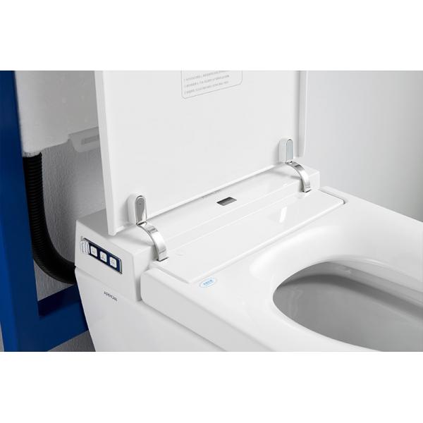 Quality AKB1050 Wall Hung Smart Toilet 980W P Trap Wash Down Flushing for sale