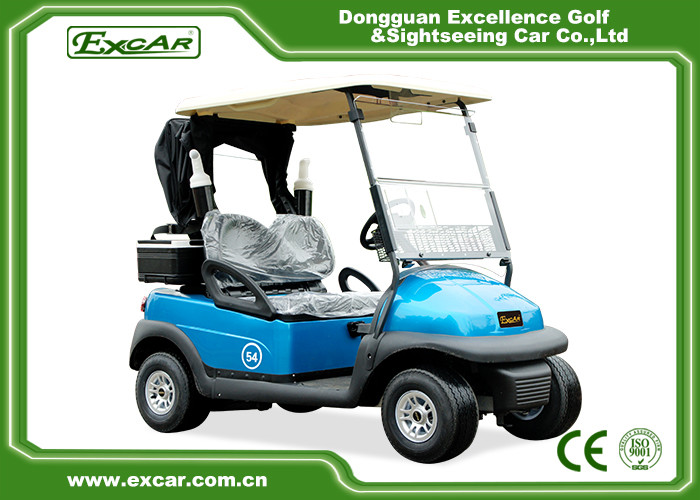 China 2 Seater Disc Brake Technology Electric Golf Carts With Bages & Car Cover for sale