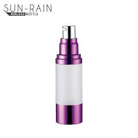 Quality Plastic custom airless pump dispenser bottles for skin lotion cream SR-2108J for sale