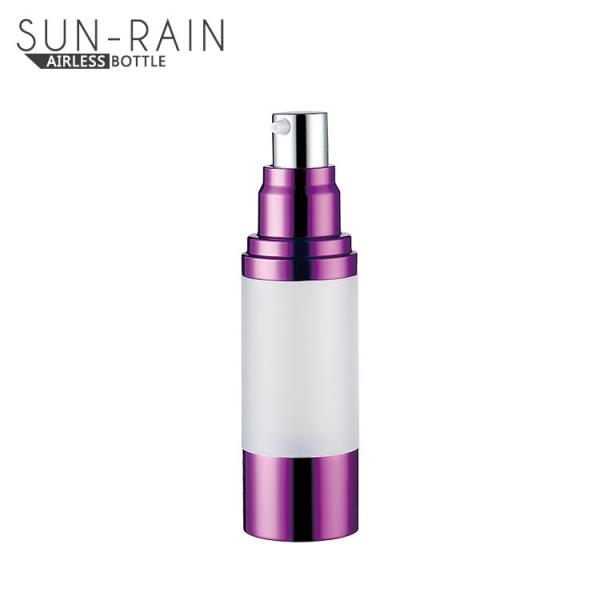 Quality Plastic custom airless pump dispenser bottles for skin lotion cream SR-2108J for sale