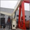 China Straight Boom Harbor Crane Pedestals and Platform Marine Ship Deck Crane factory