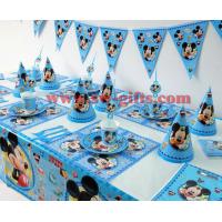 China Disney Mickey Mouse Theme baby shower Kids Birthday Party Decoration Set Party Supplies Birthday Pack cupcake stand for sale