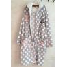 China Hooded robe pajamas Female flannel leisure wear Bathrobe cartoon factory