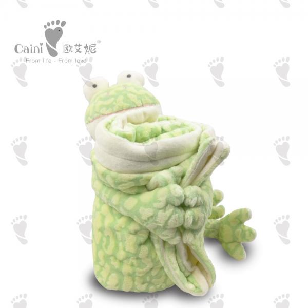 Quality Stuffed Child Friendly Baby Comforter Toy Rectangular Fog Linen Blanket for sale