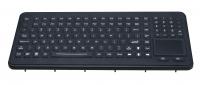 China 120 Keys durable antimicrobial silicone keyboard with touchpad numeric keypad factory