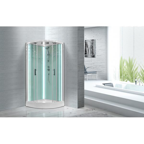 Quality 850*850*2250mm Bathroom Quadrant Shower Cubicles for sale