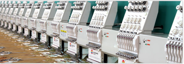 China Flat Towel Multi Head Computerized Embroidery Machine Advanced Technology factory