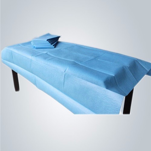 China Medical Disposable Non Woven Bed Cover Full Bed Cover Elastic Underpad factory