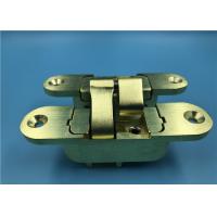 Quality Satin Brass Finish Heavy Duty Cabinet Door Hinges / Invisible Door Hinges for sale