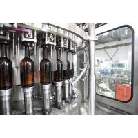 China Small Alcoholic Drink Beer Filling Machine , Rinser Filler Capper Equipment factory