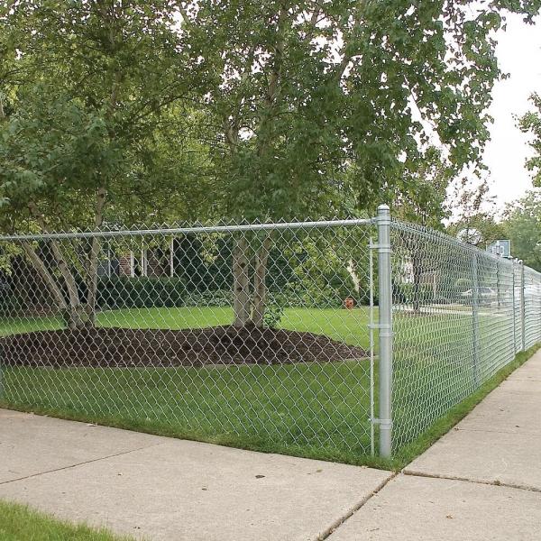 Quality Cyclone Chain Link Mesh Galvanized PVC Coated 50x50mm 2.5in for sale