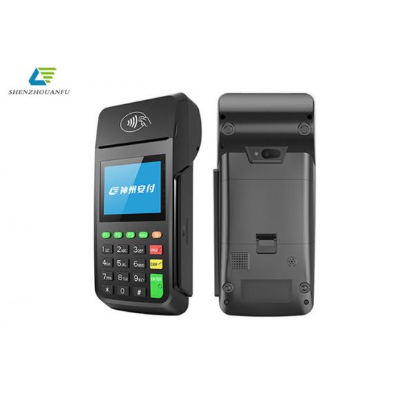 Quality 60 Hz Android Mobile Pos Terminal Black Color With Card Reader for sale