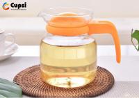 China Different Capacity Heat Resistant Glass Teapot With PP Handle and Lid factory