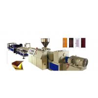 China Automatic Wood Plastic Composite Extrusion Line for Wood Composite Plastic Profile Making factory