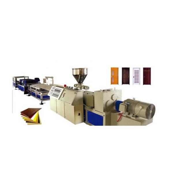 Quality Multilayers WPC Plastic Board Extrusion Line Fully Automatic 350 - 400 Kg / H for sale