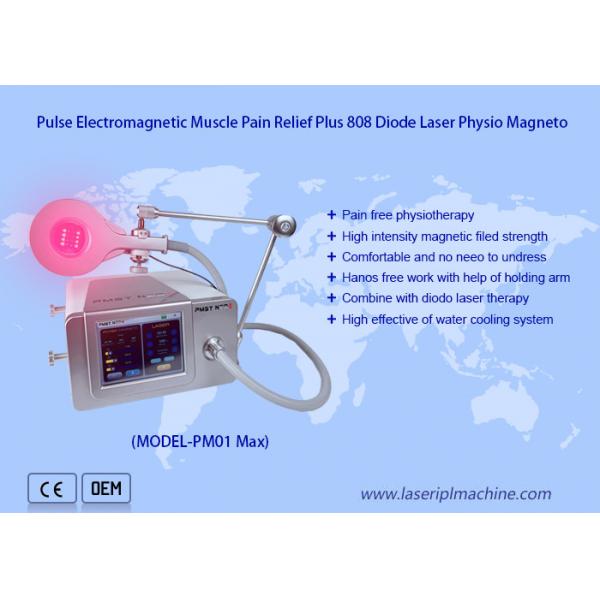 Quality Super Transduction Muscle Pain Relief Electromagnetic Physio With 808 Diode for sale