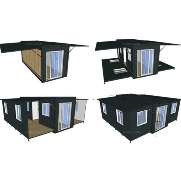 Quality 3 In 1 Expandable Prefab Homes Prefabricated Shipping Container Houses for sale