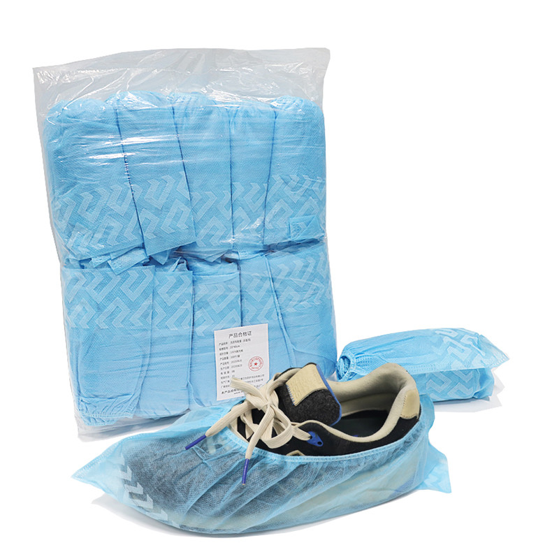 China Rainproof Anti Skid Nonwoven Disposable Shoe Covers Sustainable factory