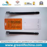 china Eco-Friendly High Quality Plastic Promotional PVC Luggage Tag W/Loop