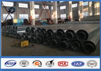 China Electrical steel transmission poles Steel Q345 Material ASTM A 123 Galvanized factory
