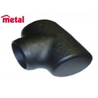 China ANSI / ASME B16.9 Industrial Pipe Fittings Welding Connection Cushion Tee for sale