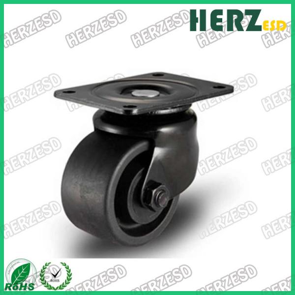 Quality ESD Conductive Metal Core Rubber Caster Wheels Size 2-6 Inch Load Bearing 100 for sale