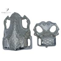 China Shiny Silver Plastic Coffin Corners Coffin Handles And Accessories Supplier 4#S factory