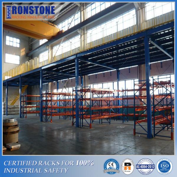 Quality Professional Design Open Industrial Warehouse Mezzanine Storage Racking System for sale