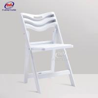 China 4.2KG White Plastic Folding Chair And Table White Party Chairs for Wedding factory