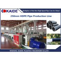Quality 75-250mm Big Size HDPE Pipe Extrusion Machine/ 250mm HDPE Pipe Production for sale