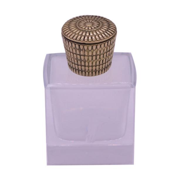 Quality Luxury Metal Zamac Perfume Cap Cover Patent Design Water Drop Retro Pattern for sale
