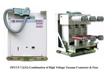 Quality 50Hz 7.2kV 315A High Voltage Vacuum Contactor And Fuse for sale