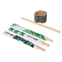 Quality Household Moso Bamboo Tensoge Bamboo Chopsticks Half Open Paper Sleeve for sale