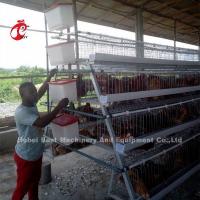 Quality A Type Chicken 128birds Poultry Battery Cage System Hot Dipped Galvanized Doris for sale